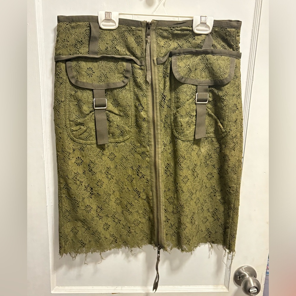 Vintage green skirt from London